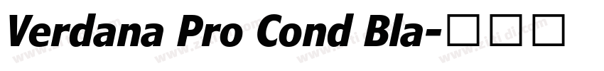 Verdana Pro Cond Bla字体转换